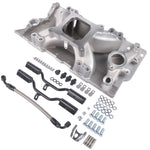 ZUN 4150 EFI Single Plane Intake Manifold with Fuel Rail for Chevy Small Block Gen I 41329476