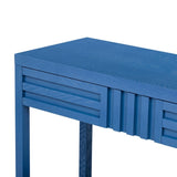 U_STYLE Ash Veneer Modern Style Console Table, Striped Design, Suitable for Entryway, Corridor, N711P230810V