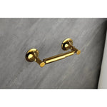 ZUN 6 Piece Brass Bathroom Towel Rack Set Wall Mount W2287P169795