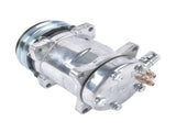 A/C Compressor with Clutch w/2-Groove Pulley Replacement for Sanden 508 Style V-Belt HC5003C 77190859