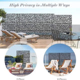 Metal Privacy Screens and Panels with Free Standing, Freestanding Outdoor Indoor Privacy Screen, W1859P145760