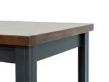 48 inch Coffee Table, No Assembly Required, Black and Whiskey Finish B108P160149