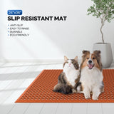 Red Rubber Floor Mat 90x150x1 cm Anti-Fatigue & Durable 62612919