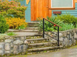 Handrails for Outdoor Steps, Wrought Iron Solid Wood Hand Railing for Concrete Steps, Porch Steps, 57461592