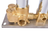 5-Function Silver Brass Shower Diverter Thermostatic Valve Shower Diverter Valve Constant 54087782