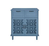 2 Door 2 Drawer Cabinet, American Furniture, Suitable for Bedroom, Living Room, Study W688P179040