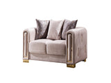 Modern Style Loveseat in Beige G150109215