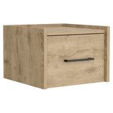 Boa Floating Nightstand , End Table, Side Table Wall-Mounted Single Drawer Design with Handle B200137813