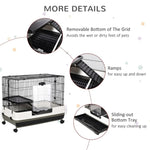 ZUN Hamster Cage/small animal cage/Pet cages （Prohibited by WalMart） 55357730