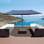 ZUN Outdoor beach umbrella/Double-Sided Market Umbrella （Prohibited by WalMart） 51516965