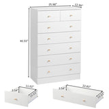 Modern Simple 7-Drawer Dresser White 57169329