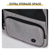 Pet Carrier, Expandable Cat Dog Carrier with Front & Back Extension, Breathable Mesh Travel 53363786