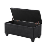Large Storage Ottoman Bench Set, 3 in 1 Combination Ottoman, Tufted Ottoman Linen Bench for W142083040