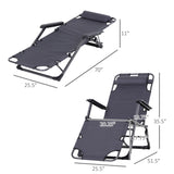 ZUN Folding Lounge Chairs / beach chair （Prohibited by WalMart） 48013648