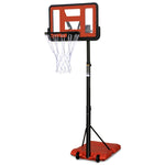 ZUN Use for Outdoor Height Adjustable 4.8 to 7.7ft Basketball Hoop 44 Inch Backboard Portable Basketball 88991401