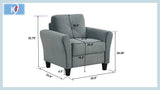 Couch Comfortable Sectional Couches and Sofas for Living Room Bedroom Office Small Space W2121P307542