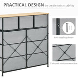Kitchen Storage Cabinet/Fabric Cabinet-Light Grey 66821456