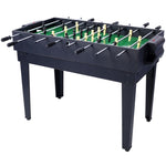 ZUN 5-in-1 Multi-Game Table - Billiards, Push Hockey, Foosball, Ping Pong, and Basketball black/blue 86399614