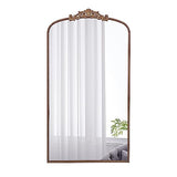 66" x 36" Full Length Mirror, Arched Mirror Hanging or Leaning Against Wall, Large Gold Mirror for W2078124104