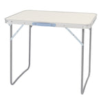 ZUN 70x50x60cm Aluminum Camping Folding Table 79741119