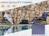 2-Pack Zero Gravity Outdoor Lounge Chairs 330lbs Capacity Folding Textilene Recliner with Adjustable 34388144