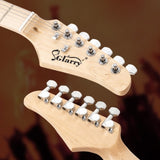 GST Stylish Electric Guitar Kit with Black Pickguard Sunset Color 87074355