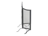Onyx 3-Panel Iron Fireplace Screen 54" x 31.5", Black Finish N775P386819B