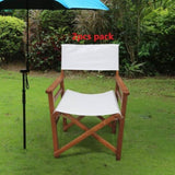 Folding Chair Wooden Director Chair Canvas Folding Chair Folding Chair 2pcs/set populus Canvas W49532122