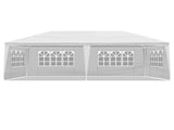 10'x20' Outdoor Party Tent with 6 Removable Sidewalls, Waterproof Canopy Patio Wedding Gazebo, White 98579076