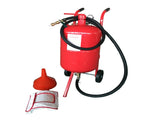 Mini 10 Gallon Portable Air Sandblaster Sand Blaster Kit High Pressure Tank Red 96071535