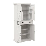 ZUN 71" Kitchen Pantry Storage Cabinet with 4 Doors,1 Drawer, 2 Adjustable Shelves, 85094334