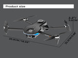 XS8-Drone with HD Dual Camera for Beginners, Large Remote Screen & Body LCD Display, Brushless 13743133