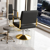 Hydraulic Salon - 360&deg Swivel Barber Stylist with Pump, Non-Tilting Hairdressing 12084379