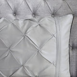 7 Piece Tufted Comforter Set Grey King B03596788