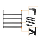 ZUN 2 Set 4 Tiers Shoe Rack Shoe Tower Shelf Storage Organizer For Bedroom, Entryway, Hallway, and 42895024