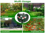 5Setting Outdoor Ultrasonic Deterrent Unit, Solar and Micro USB Dual Charging, PIR Motion 41317936