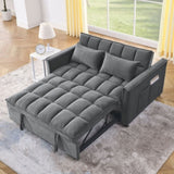 Sleeper Sofa, Convertible Sofa, Recliner, Bed, 3-in-1, 3-Position Adjustable Backrest, 2-Seater W1853126217