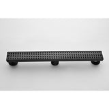 24 Inches Linear Shower Drain, Included Hair Strainer and Leveling Feet W2287P146747