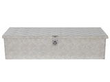 30" Elegant 5-Strips Pattern Aluminum Toolbox Silver 70391005