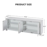 ZUN Sideboard Storage Cabinet TV Stand modern style Cabinet for Living room/Kitchen/Bedroom/Entryway. W1162P170708