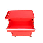 ZUN Detachable 5 Drawer Tool Chest with Bottom Cabinet and One Adjustable Shelf--Red 24206924