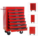 Rolling Metal Tool Chest with 7 Drawers, 20" 7-Drawer Tool Chest Cabinet with Ball Bearing Drawer W1102P332049