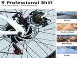 A24289 ECARPAT 24 Inch 21 Speed Mountain Bike, Adult Mountain Bicycle with Front Suspension, Dual W1856P483979
