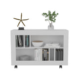 Console Table Cart, 5 Shelves, 4 Casters B097P296826