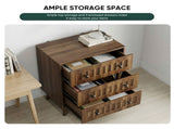 3 drawer dresser, modern wardrobe dresser chest of drawers, wooden cabinet, dresser W1706P465288