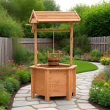 Garden Bed Wooden Wishing Well 14483330