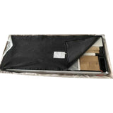 Queen Size Upholstered Platform Bed Frame with Button Tufted Linen Fabric Headboard, No Box Spring W2297140920