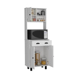 Salem Kitchen Pantry with 2 Cabinets, 2 Open Shelves, and Drawer B070P173182
