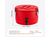 Insulated Beverage Dispenser, 2.2 Gal/8L Thermal Hot and Cold Drink Server with Spigot, Food-Grade 66866950