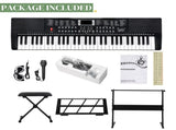 GEP-110 61 Key Keyboard with Piano Stand, Piano Bench, Built In Speakers, 15591988
